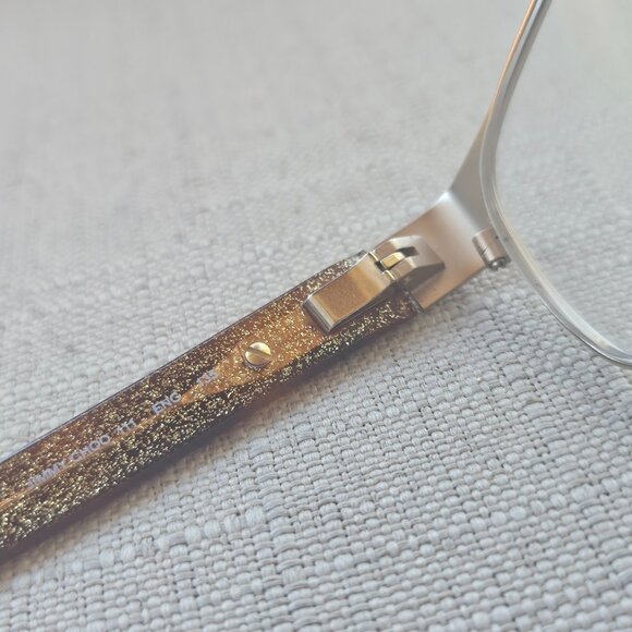 Jimmy Choo Women Eyeglasses Frame Brown Tone ENG 54[]16 135 Glasses made Italy - Picture 10 of 13